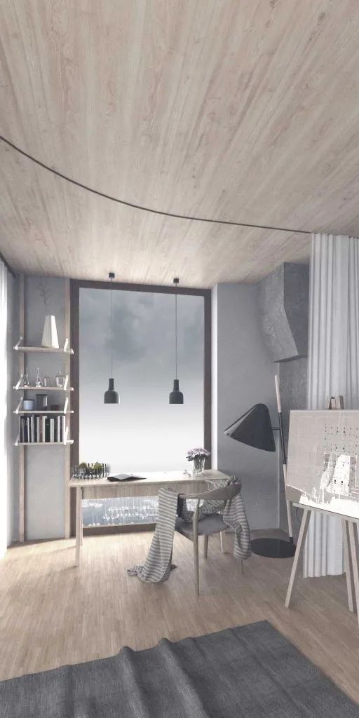 北欧神校奥胡斯建筑学院学生作品：重思建筑的休眠结构