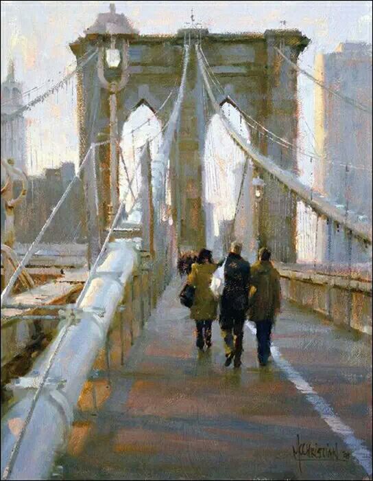 美国画家delbertgish油画作品欣赏,美国现代印象派女画家