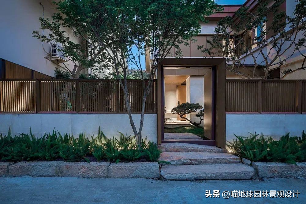 别墅庭院大门入口设计效果图,别墅庭院花园效果图大全集