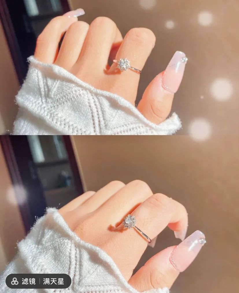 最有仪式感的钻戒,情人节仪式感小女孩