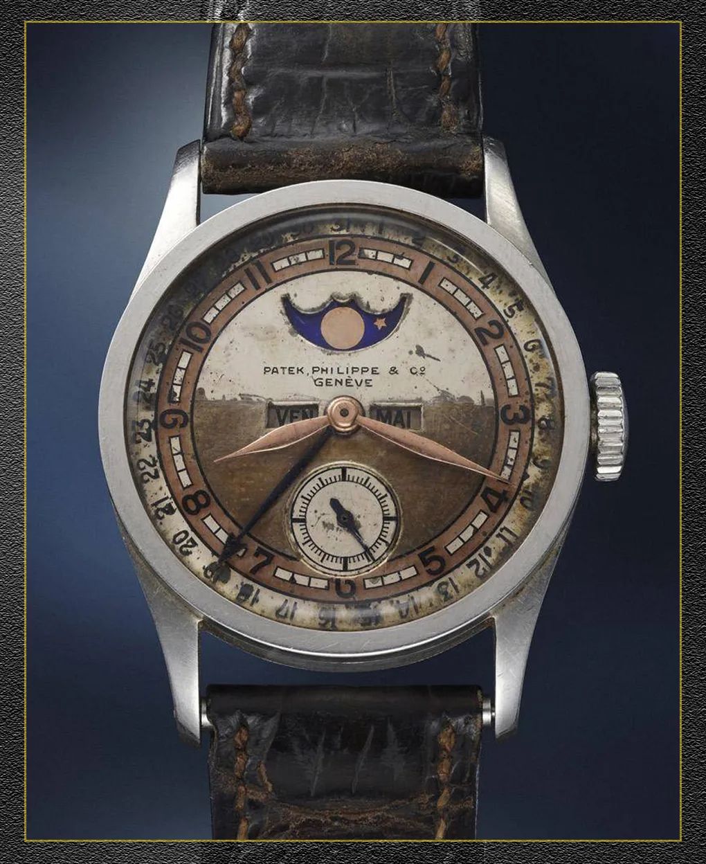 溥仪的百达翡丽手表多少钱起拍,百达翡丽有没有帮溥仪做过手表