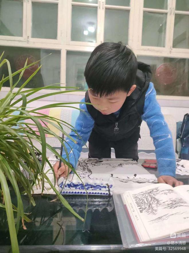 易水书画工作室部分小画家网课花絮