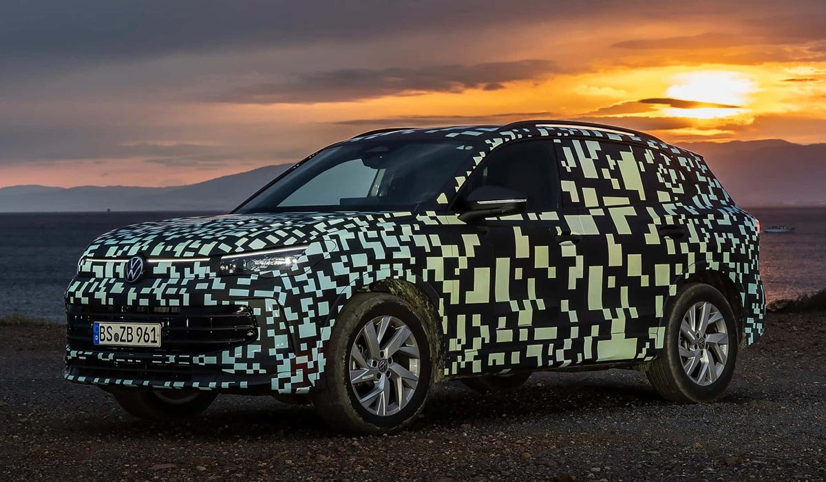 全新大众途观纯电动版本渲染图,全新一代途观实车曝光