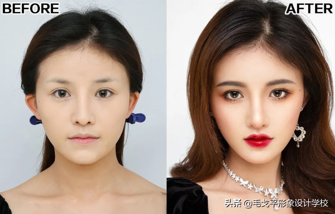 换头化妆教程方圆脸,换头化妆术怎么学