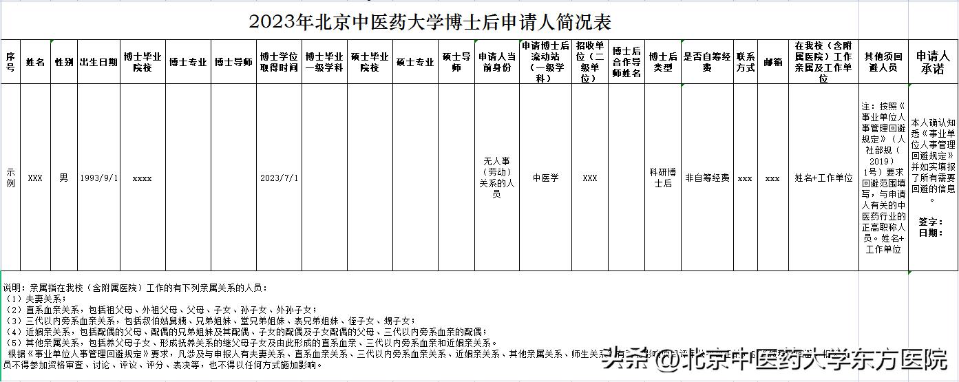 北京中医药大学招聘公示,北京中医药大学东方学院招聘启事