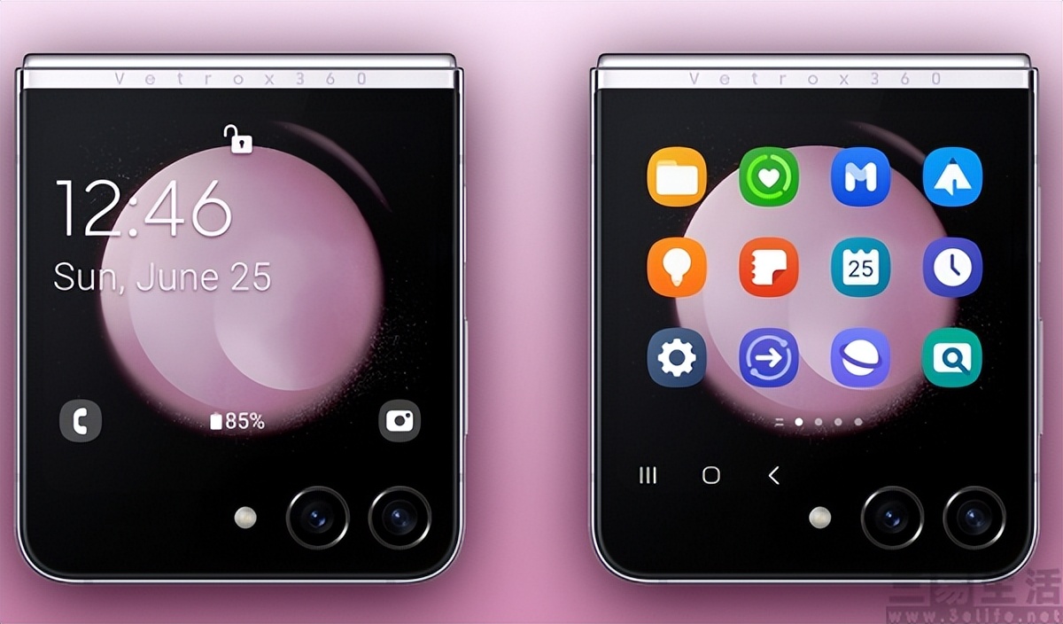 三星galaxyzflip5外屏演示动画,三星galaxyzflip5手机前摄曝光