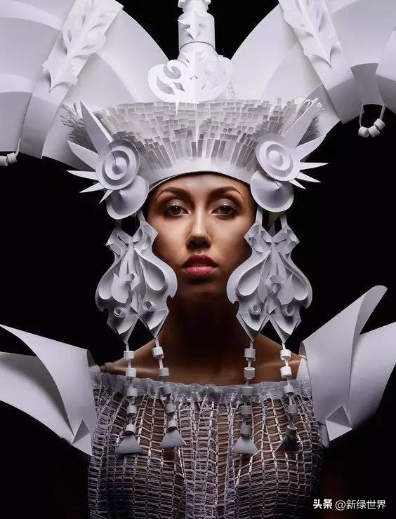 纸艺作品绘画,千变万化的纸艺术作品