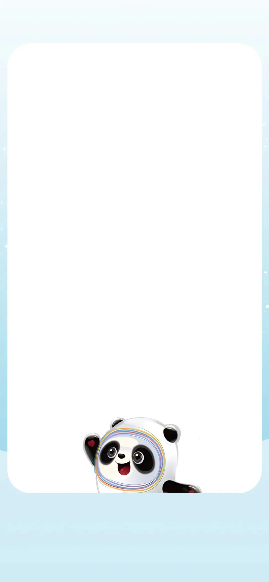 冰墩墩和雪容融头像框,冰墩墩和雪容融头像壁纸系列图片