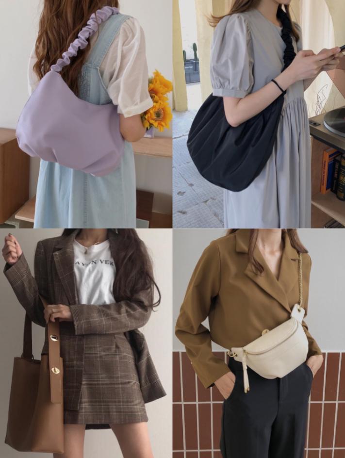 米白色包包秋冬斜挎小包,秋冬高级感包包黑色手提