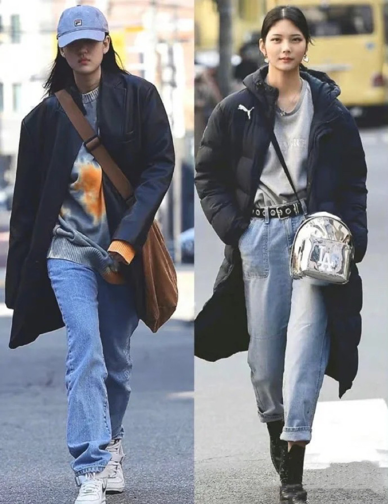 韩国小姐姐冬日简约气质穿搭日常,秋冬韩国小姐姐穿搭