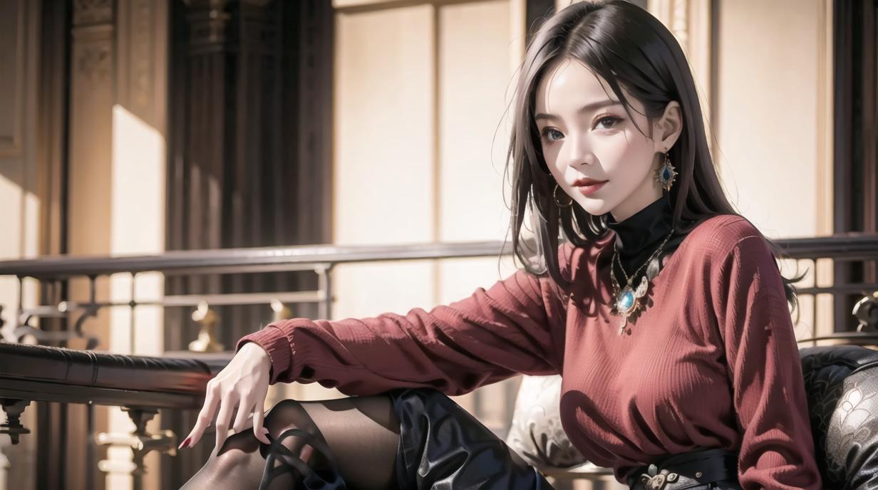 二次元ai女神图片,ai二次元少女美图