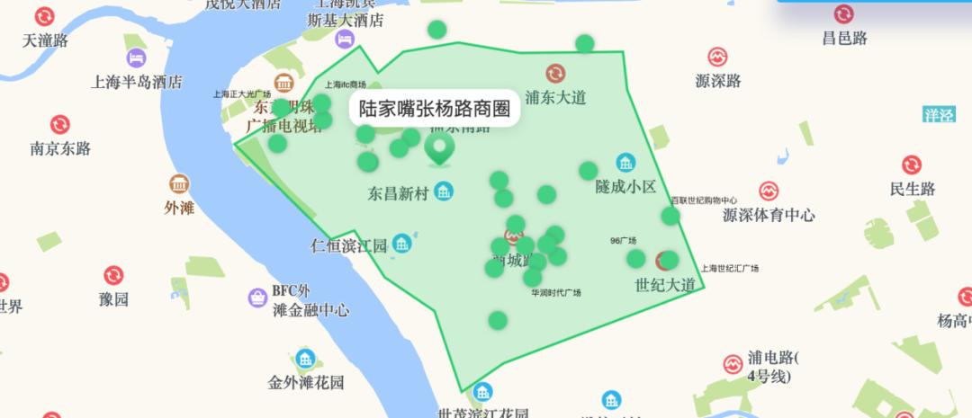 上海各大区的商圈,上海市区各大商圈
