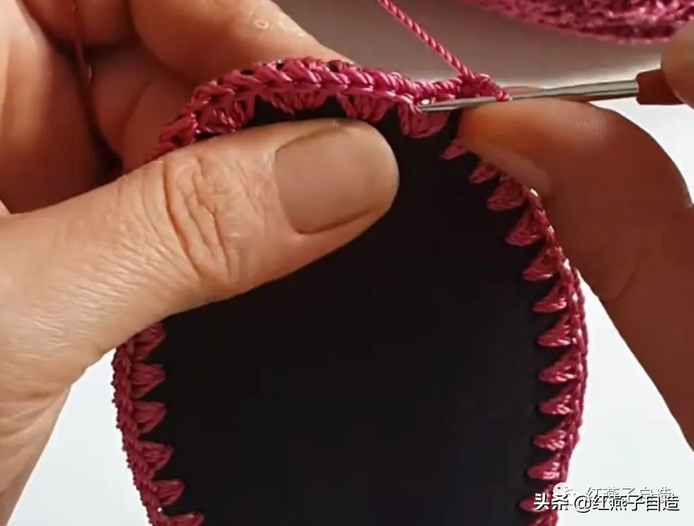 编夏天凉鞋,夏天冰丝线凉鞋镂空钩编教程