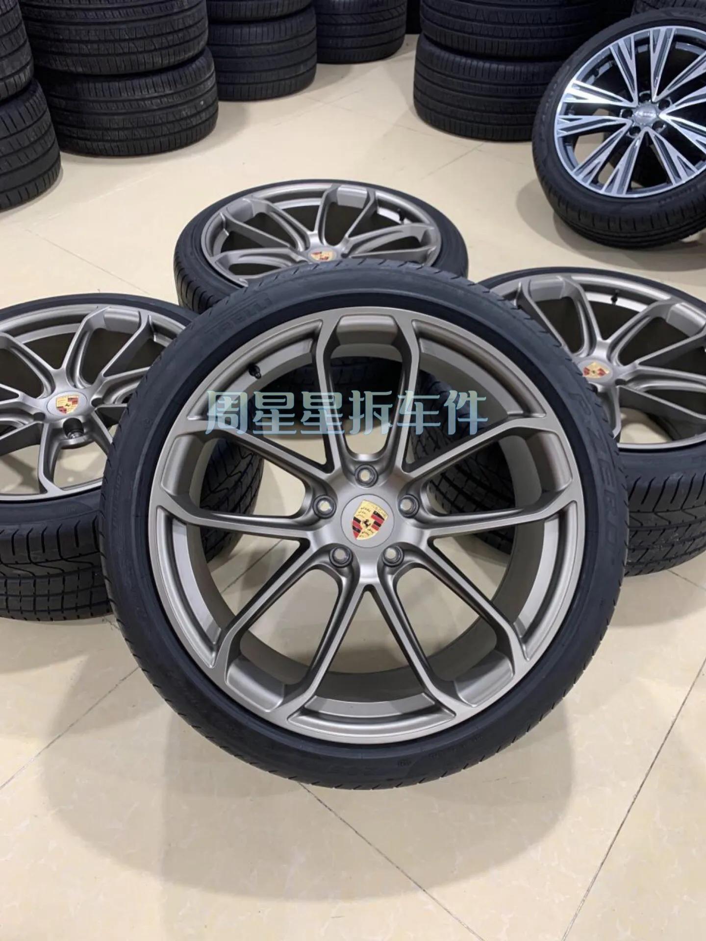 保时捷卡宴升级22寸原厂轮毂轮胎,保时捷卡宴原厂22寸轮毂改20寸