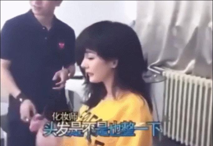 杨幂的头发为什么会秃,杨幂头发变秃了吗