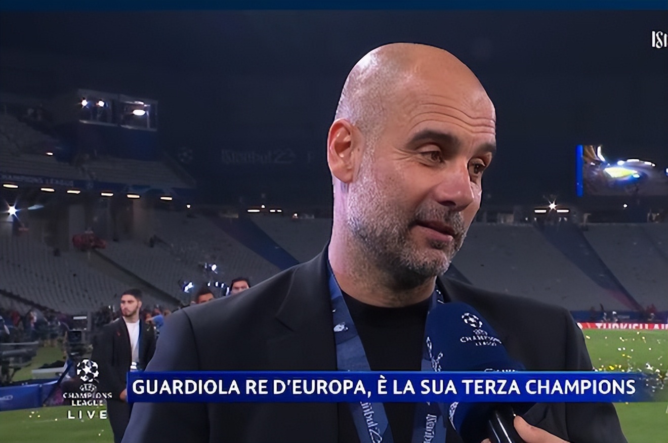 曼城登顶英超积分榜瓜迪奥拉反应,瓜帅曼城的欧冠之路