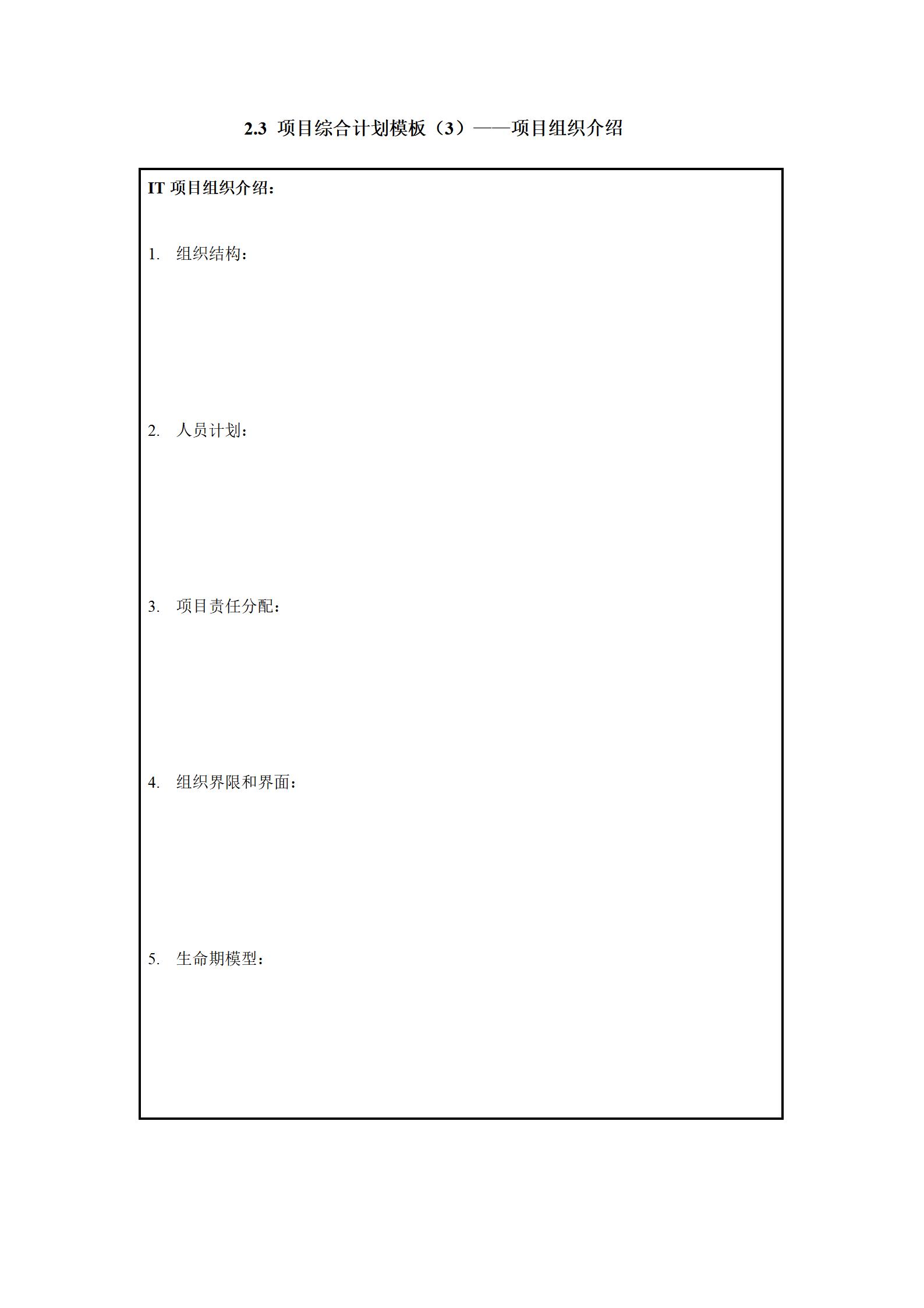 it项目流程ppt,it行业项目经验模板