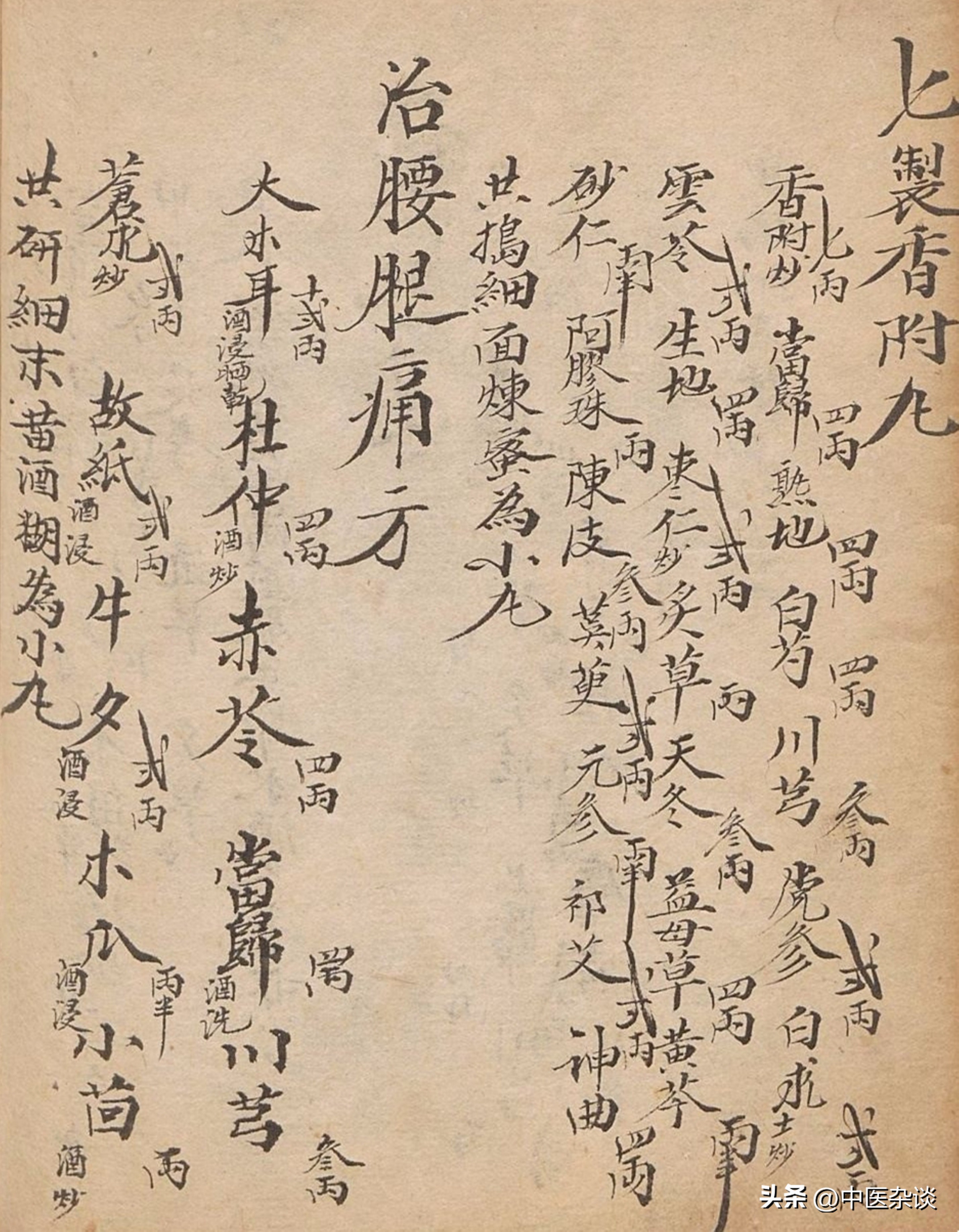 清朝光绪年间重印的医书,清代中医秘传稿本