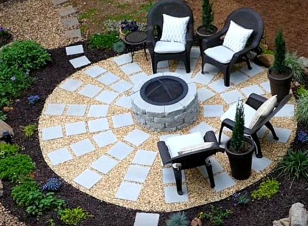 别墅庭院砖砌烤炉,砖砌烧烤灶庭院