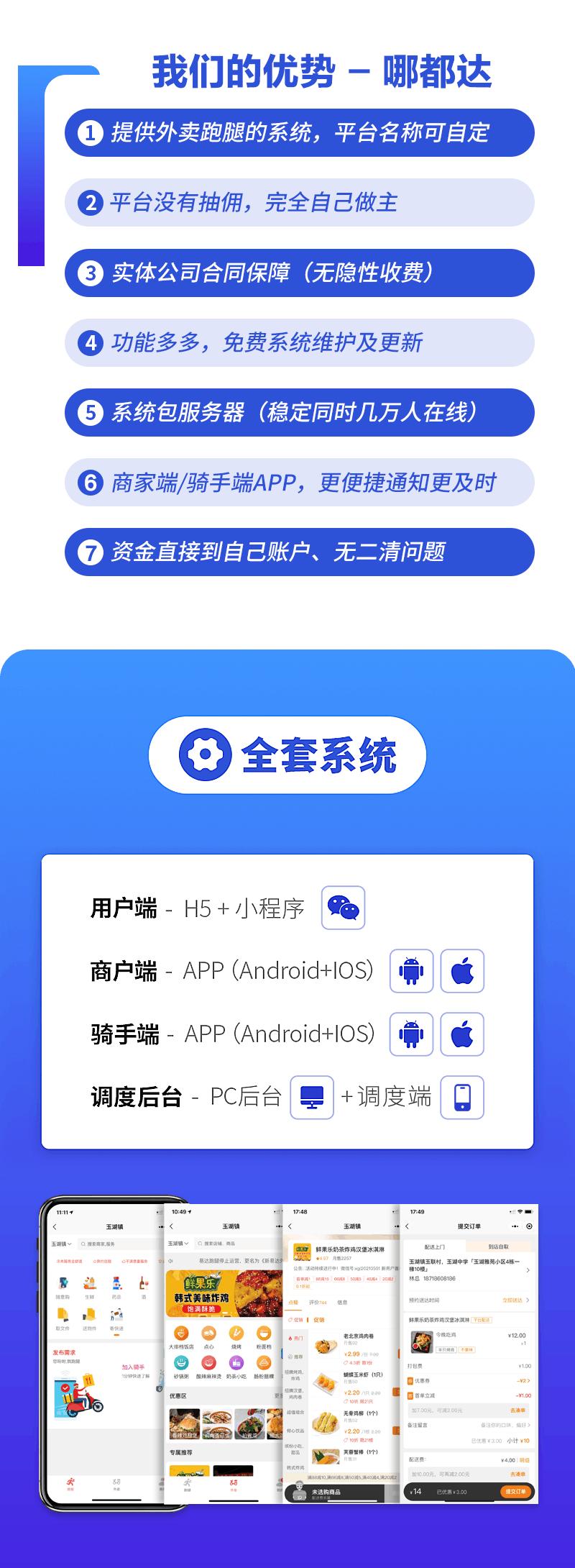 哪都达校园外卖跑腿小程序,哪都达跑腿系统定制