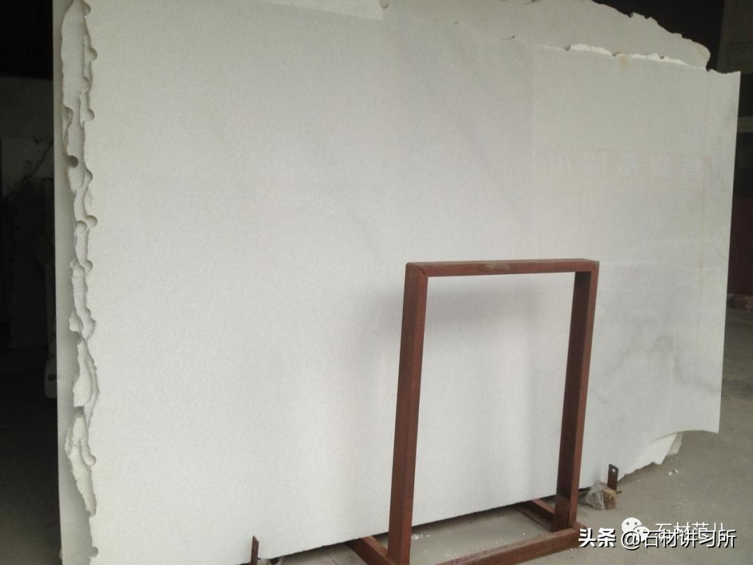 水晶白大理石效果,天然透光超薄石材