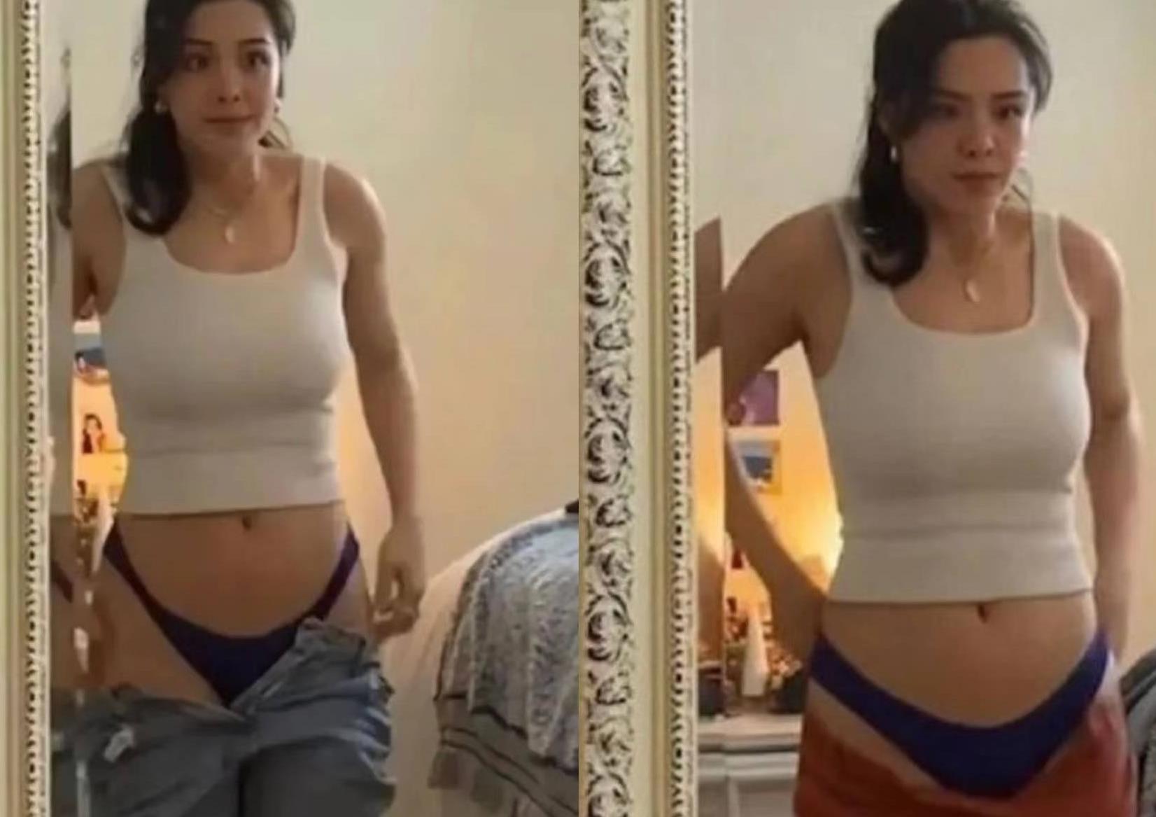 钟丽缇女儿在演唱会现场当众换衣，身材火辣，网友：和她妈一样