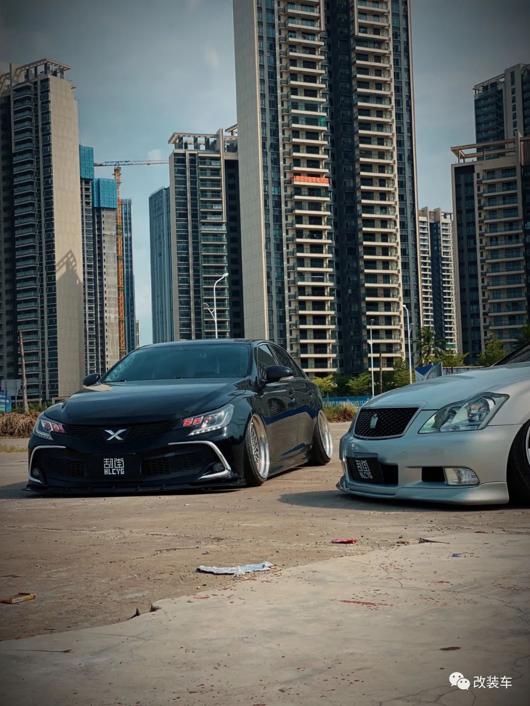 丰田锐志改低趴真实图片,丰田锐志低姿态改装的价格表