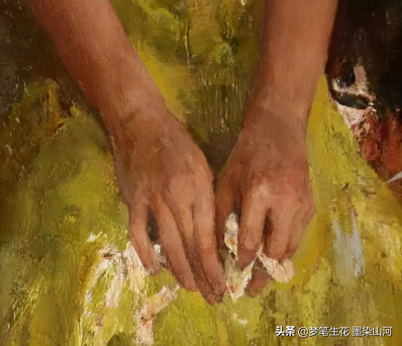 高清油画静物大师作品,欣赏超写实人物油画