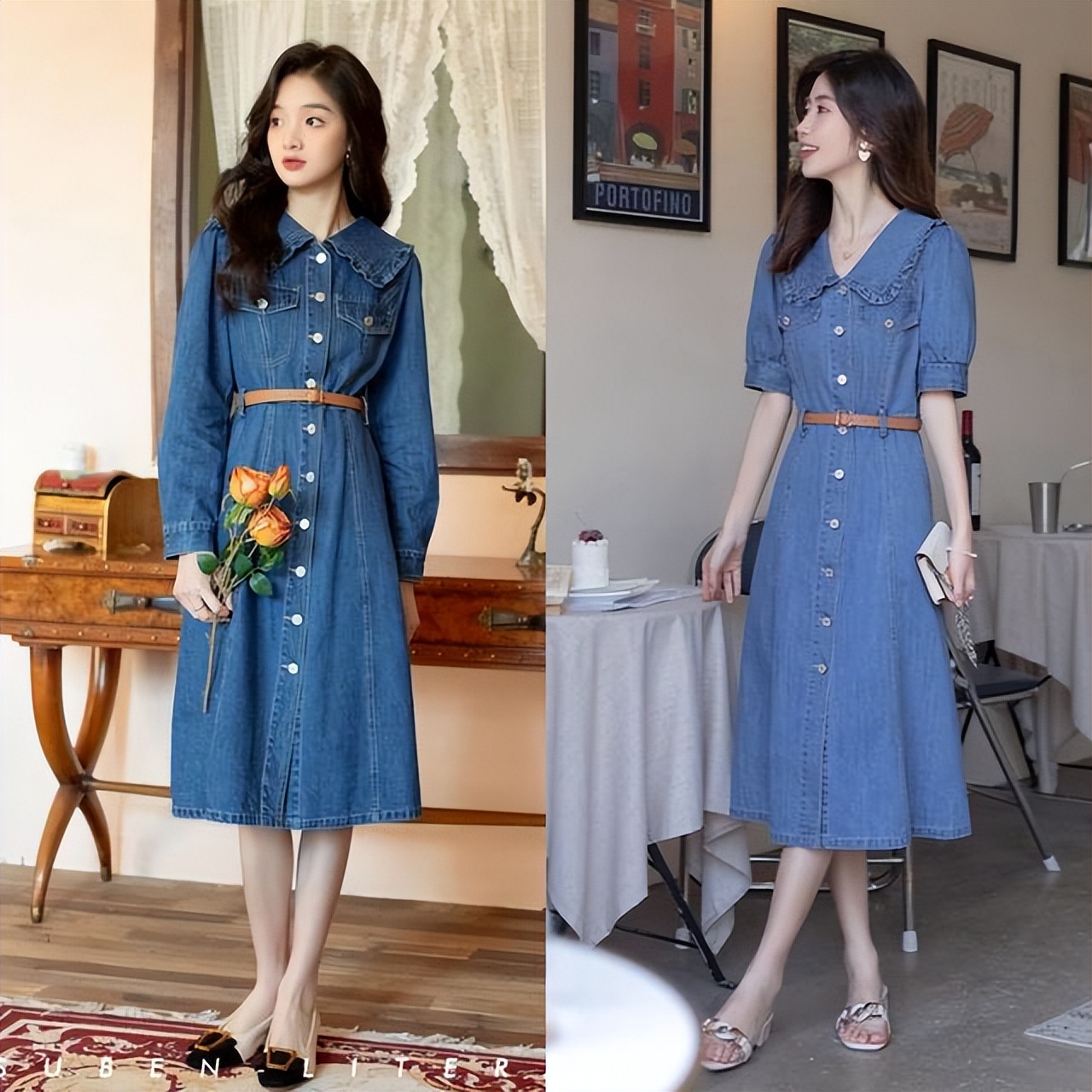 衬衫式连衣裙秋冬款怎么穿,衬衣裙连衣裙高级感小众