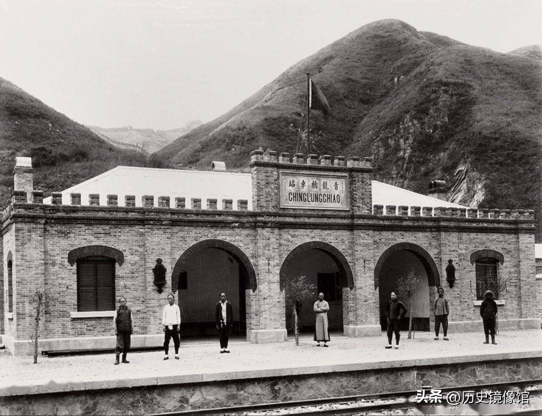 旧中国老京张铁路视频,京张铁路遗址公园老照片