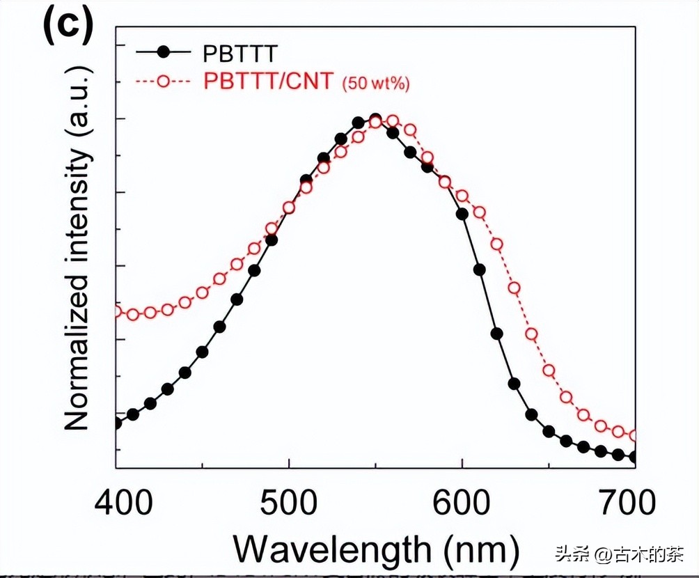 管间连接聚合物结构和形态，对共扼聚合物/碳纳米管的影响