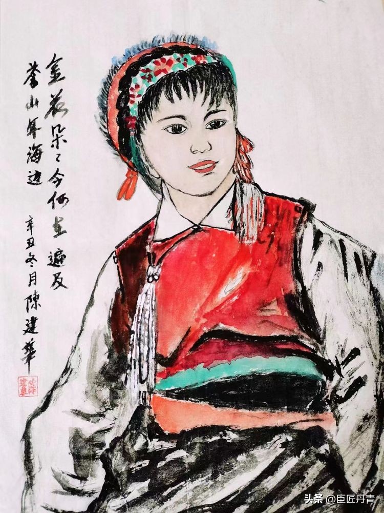 喜迎国庆礼赞盛世——艺术家*建华陈**