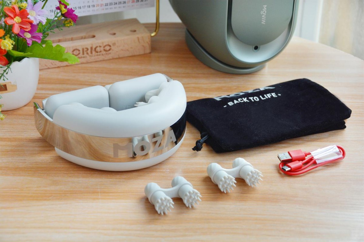 新款家用便携式充电颈椎按摩仪 (moza全颈椎按摩仪测评)