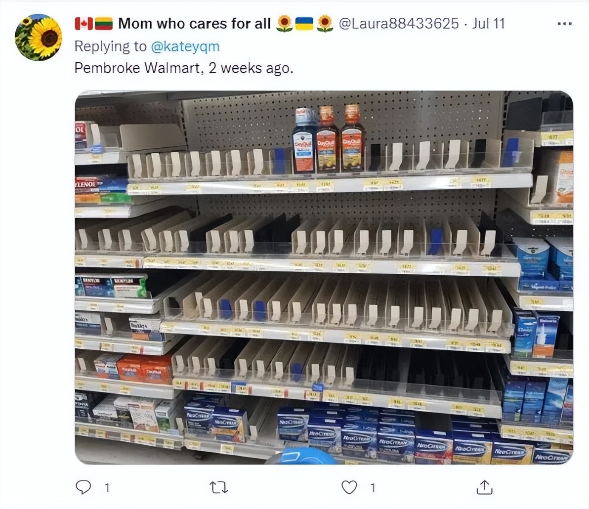 多伦多Shoppers药品被扫空！华人急坏：退烧药、止咳药买不到了