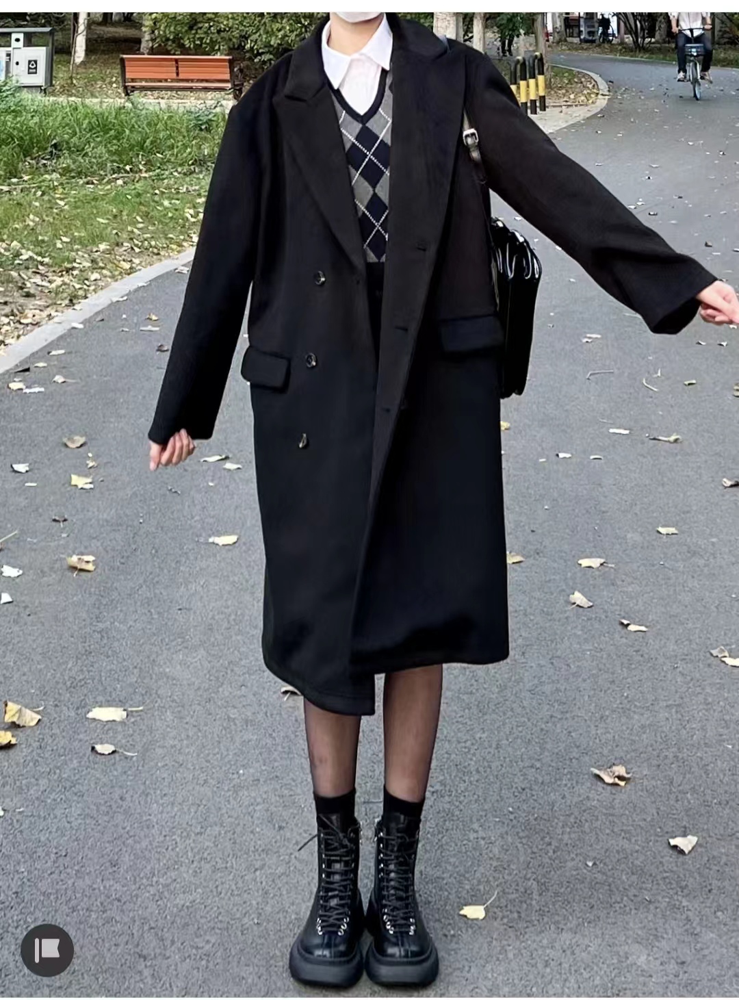 19套长款大衣内搭推荐,层次分明显高显瘦