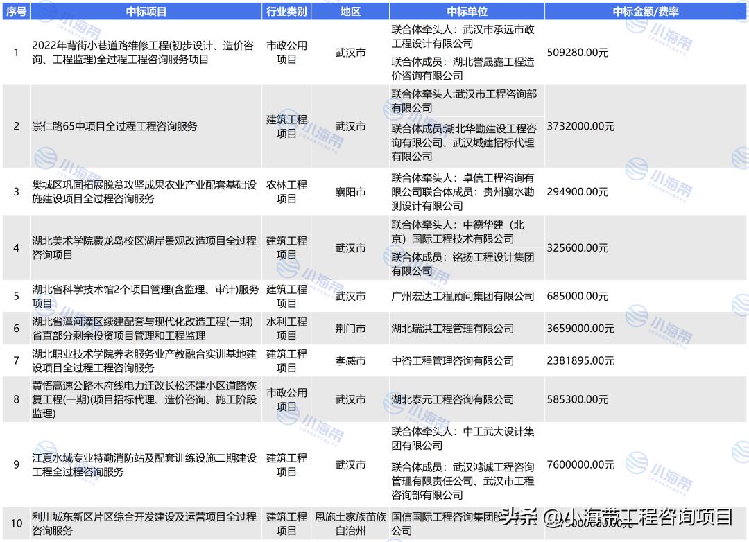 湖北省政府投资项目公示,2022年湖北省政府投资项目