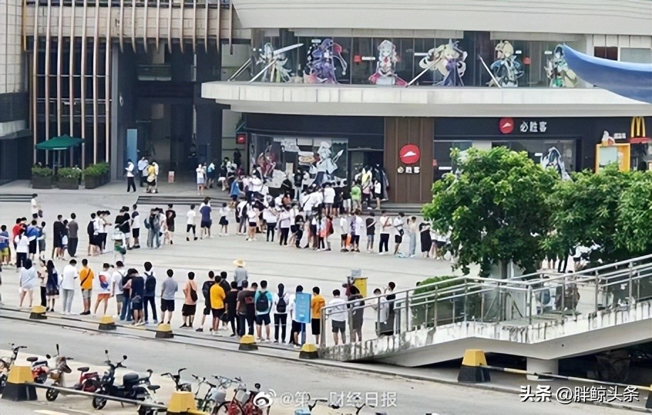 排队联动必胜客,必胜客原神联动现场名场面