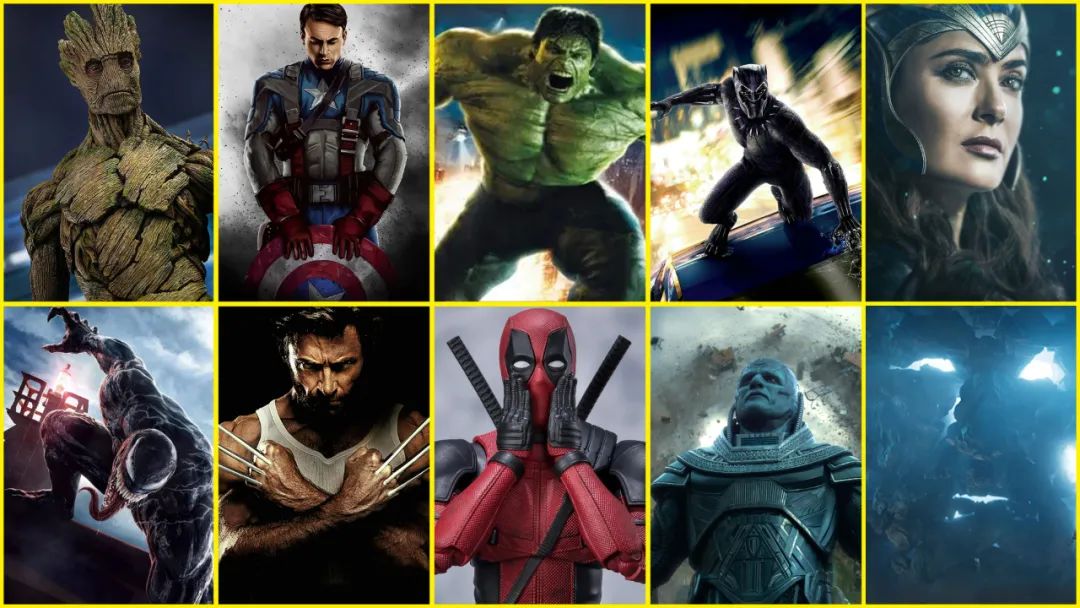 漫威宇宙四大英雄实力排行,漫威宇宙所有黑暗英雄排名