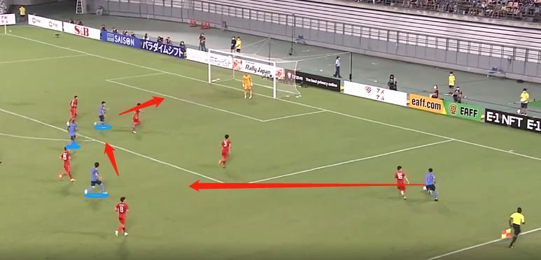 国足1:3惨败回放分析,国足0:1不敌日本图片