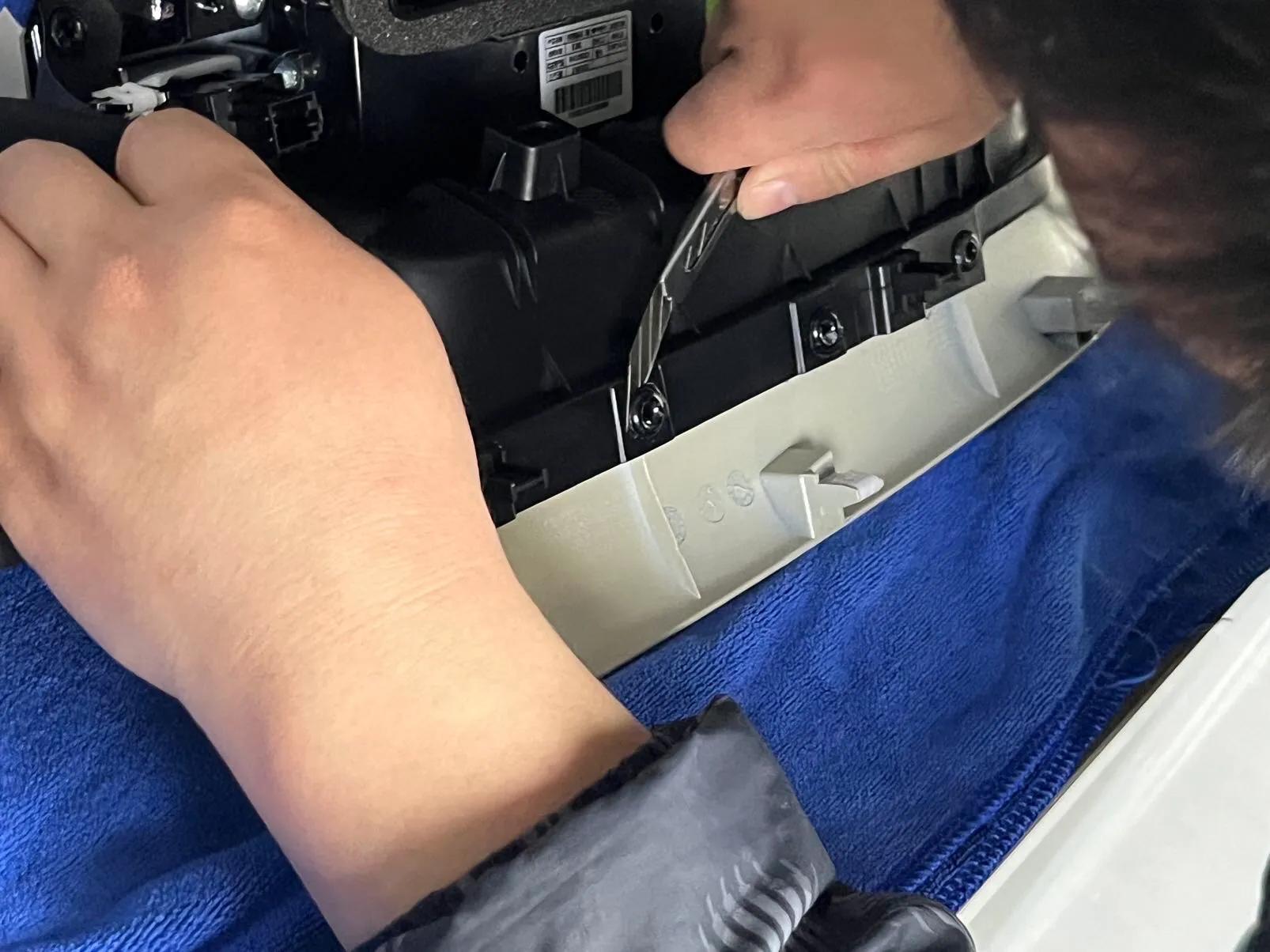 五菱缤果203舒享款,五菱缤果中控屏加装