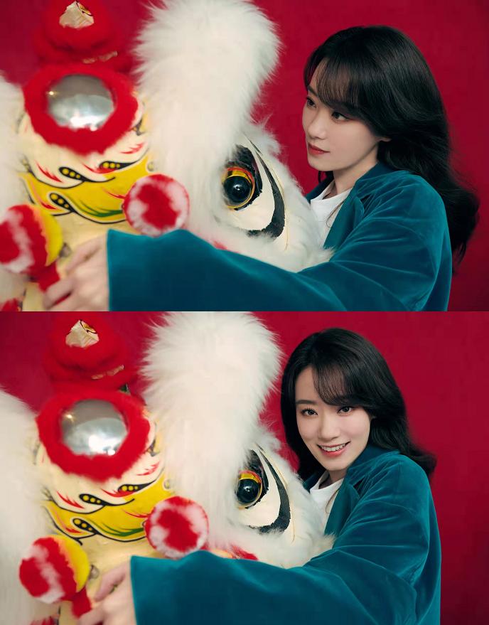 张小斐春晚大衣穿搭合集,张小斐大衣粉色春晚