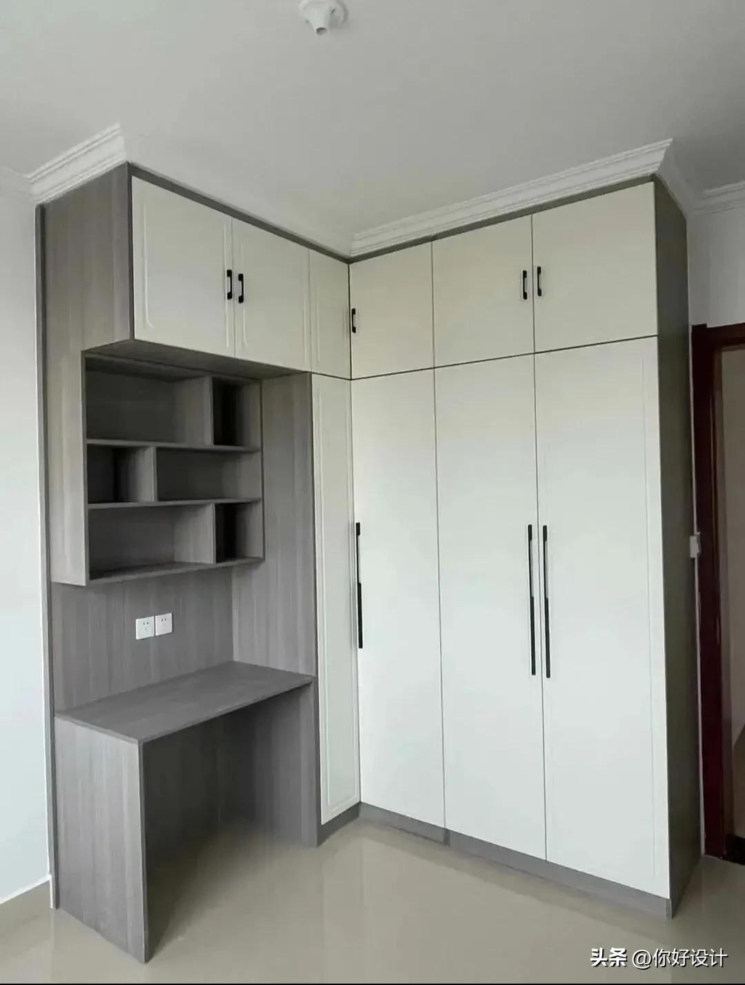 小孩房书桌衣柜一体,衣柜书桌一体图片大全新款