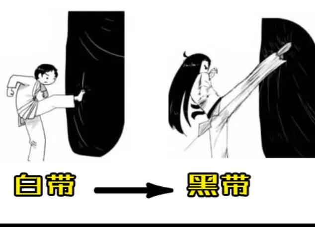 跆拳道的那个腰带该怎么系呢,练跆拳道的腰带是代表着什么