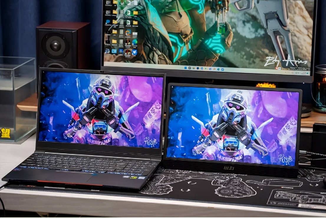 笔记本组双屏，NS打游戏，微星PROMP161便携显示器使用心得