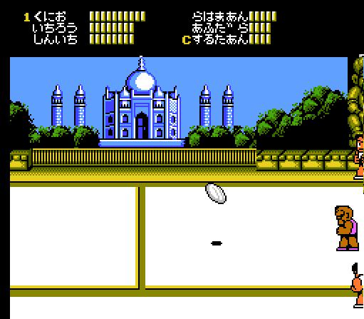 热血系列游戏躲避球,红白机经典游戏足球