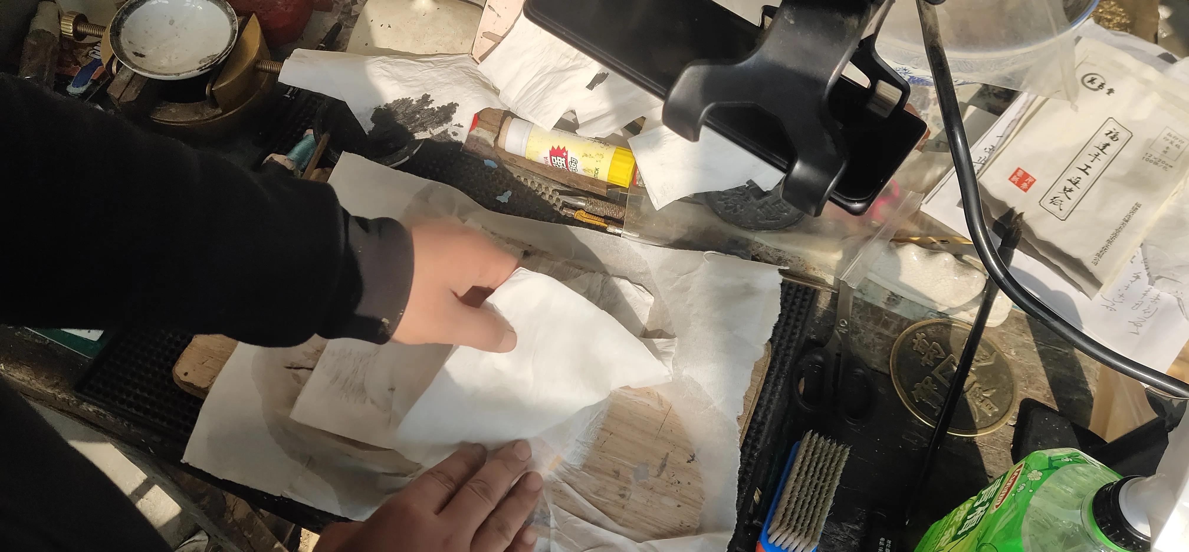 石碑拓片的制作工艺和流程,墓碑拓片制作过程