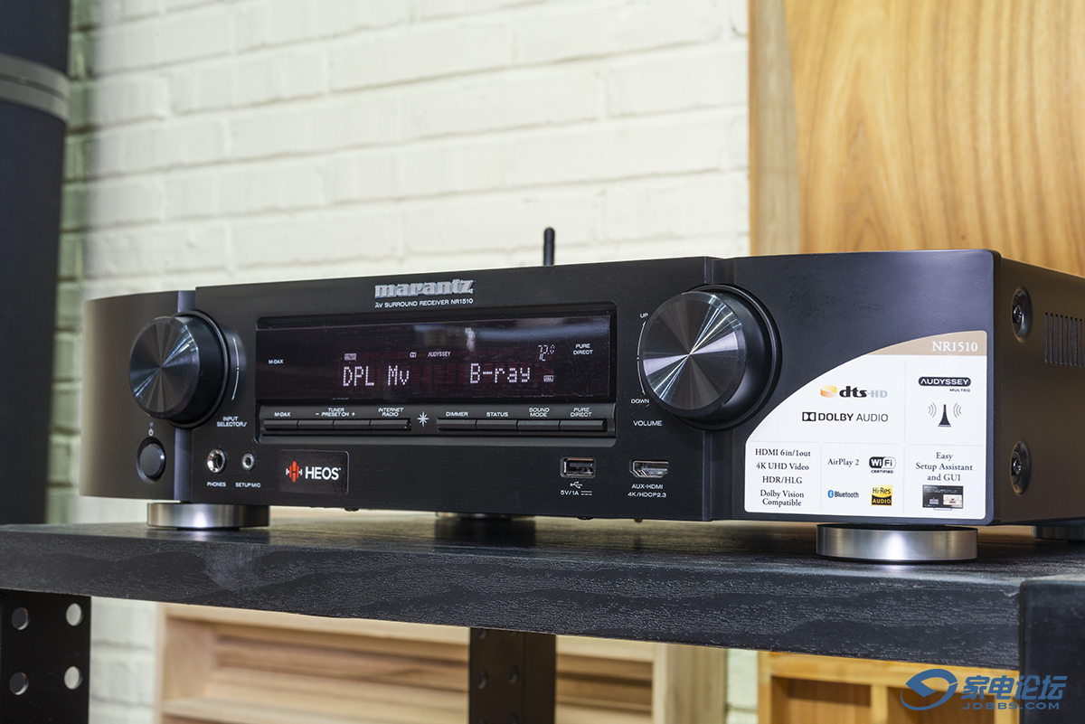 高品质客厅影院也能如此简单时尚！马兰士NR1510搭配宝华韦健M1