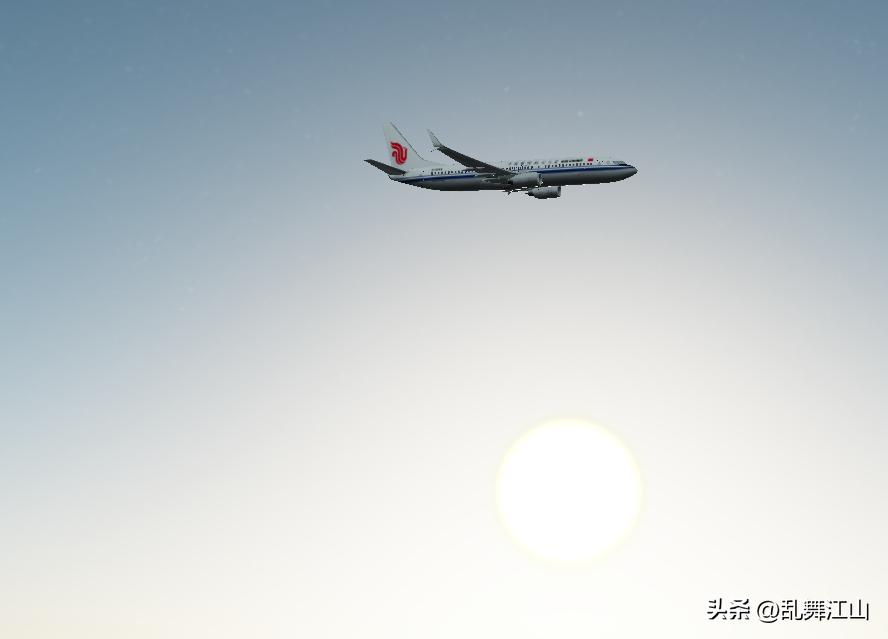 11月7日16点17分，一架从重庆飞往北京的飞机抵达河南新乡上空