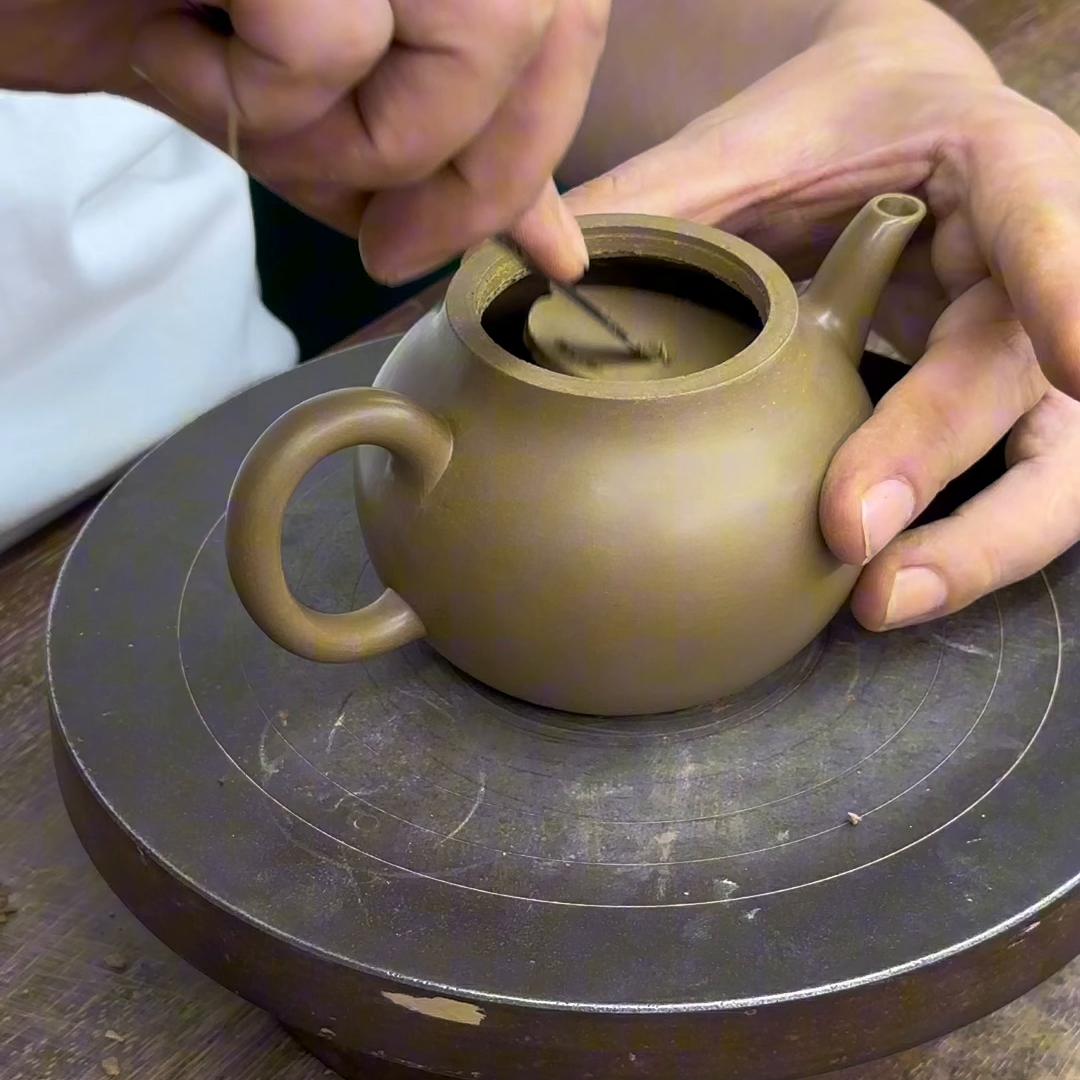 良心壶手工制作,机车壶有明针工艺吗