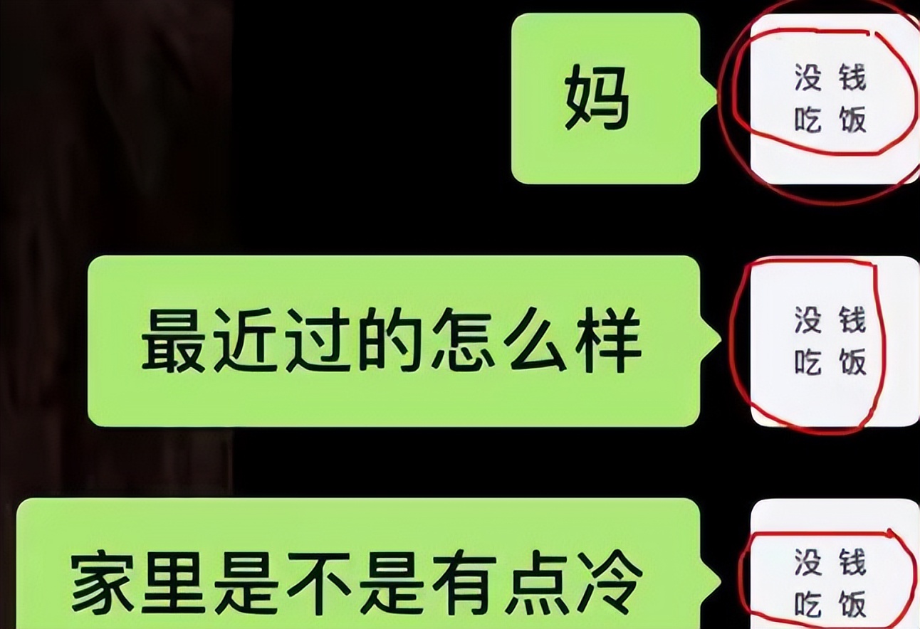 大学生和家长要生活费聊天记录,大学生讨生活费聊天记录